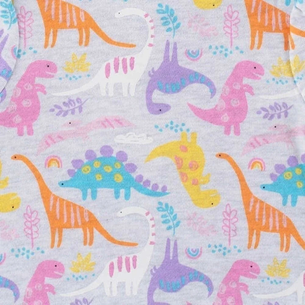 Kids Headquarters Girl's Dinosaur Rainbow Themed 4-piece‎ Set 12M New!